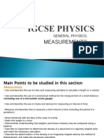 Measurements Notes