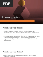 Bioremediation