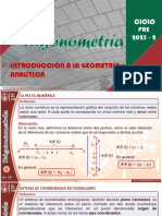 SESIÓN 3.1 Geometría Analítca - PRE 2023 - VF Lun 20 Marzo 2023