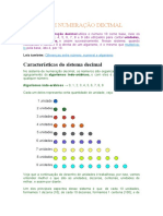 Sistema de Numeração Decimal