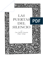 LAS PUERTAS DEL SILENCIO (Dom Etienne Cheneviere Folleto Carta)