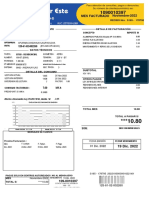 Junco Vargas, Esteban: Mes Facturado Noviembre-2022