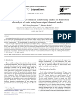 Product and By-Product Formation in Laboratory Studies On Disinfection Electrolysis of Water Using Boron-Doped Diamond Anodes