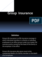 On Group Insurance