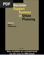 Decision Support Systems in Urban Planing