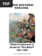 Tercios Listes 1600-1698