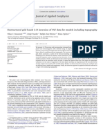 Unstructured Grid Based 2-D Inversion of VLF Data For Models Including Topographyy