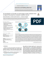 An Investigation On The Effect of Styrene-Butyl Acrylate Copolymer Latex