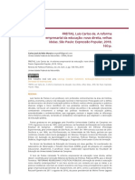 FREITAS, Luis Carlos De. A Reforma Empresarial Da Educação - Nova Direita, Velhas Ideias. São Paulo - Expressão Popular, 2018. 160 P