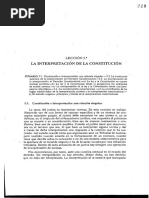 La Interpretación de La Constitución (Javier Pérez Royo)