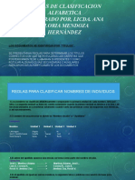 Reglas de Clasificacion Alfabetica Archivonomia