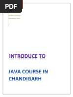 Java Course in Chandigarh