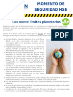 Charla de Seguridad - Ambiental - Los Nueve Límites Planetarios