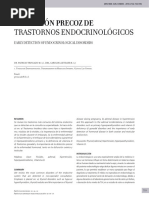 Detecci N Precoz de Trastornos Endocrinol Gicos - 2010 - Revista M Dica CL Nica Las Condes