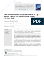 High Resolution Sequence Stratigraphic Analysis of The Late Miocene Abu Madi Formation, Northern Nile Delta Basin