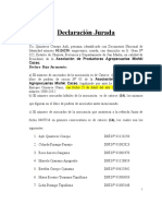 Declaracion Jurada