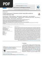 Growth Performance of Ganoderma Lucidum Using Billet Method in India