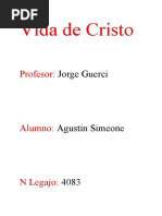 Apuntes Vida de Cristo Agustin