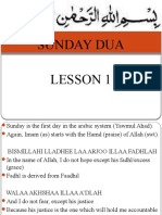 Sunday Dua