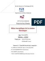 Bilan Énergétique de La Station Thermique - BALLOTE Kaoutar