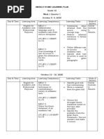 Eapp - Weekly Home Learning Plan