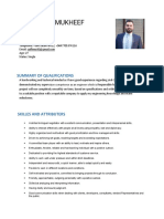 Saif Hussain CV