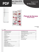 Manual Serviços Electrolux Refrigerador DC51