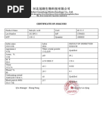 Salicylic Acid 69-72-7 COA