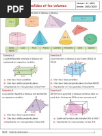 Série Les Solides Et Les Volumes