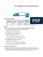 Laboratorio Sesión 1 Configuración Básica de Un Switch