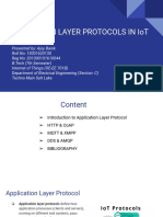 Application Layer Protocols in IoT