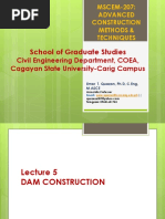 Lecture 5 - Dam Construction