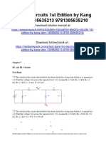 Electric Circuits 1st Edition Kang Test Bank 1