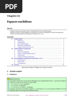 Espaces Euclidiens