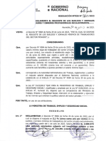 Resolucion MTESS N 860 - Reajuste de Los Sueldos Empleados y Obreros Profesionales Escalafonados