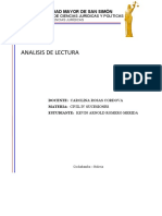 Analisis de Lectura