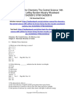 Chemistry The Central Science 14th Edition Brown Test Bank Download