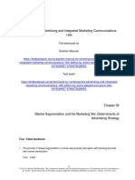 Contemporary Advertising and Integrated Marketing Communications 14th Edition Arens Test Bank Download