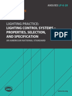 Lighting Practice - Lighting Control Systems - Properties, Selection and Specification