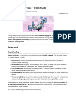 Wound Dressing Types - OSCE Guide - Geeky Medics