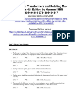 Electrical Transformers and Rotating Machines 4th Edition Herman Test Bank Download