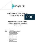 Trabalho de Psicologia Comunitária