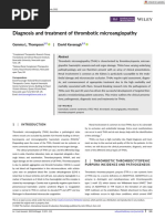 Int J Lab Hematology - 2022 - Thompson - Diagnosis and Treatment of Thrombotic Microangiopathy