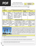 (PDF) 5° SEC. EDA 3 SEMANA 4 CYT Indaga 2023 Comprobamos Si La Masa de Un Cuerpo Influye en Su Desplazamiento