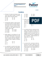 Tarea: Razonamiento Matemático Tema 1