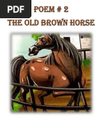 Poem The Old Brown Horse