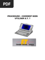 Procédure ET