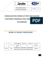 Work at Height Procedure