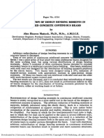 Reinforced: Redistribution of Design Bending Moments in Concrete Beams