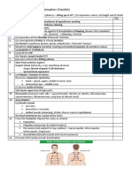 RS 12 Steps Respiratory Examination Checklist